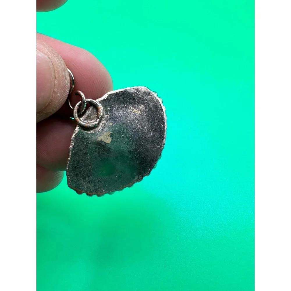 Vintage Natural Black‎ Stone Pendant Jewelry